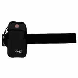 SPORTBELT  MOD 05 - BRAZALETE CON 2 ESPACIOS - NEGRO