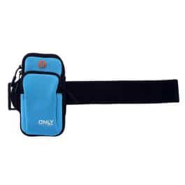 SPORTBELT  MOD 05 - BRAZALETE CON 2 ESPACIOS - CELESTE