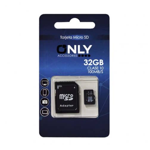 MEMORIA 32GB - CLASE 10 ONLY