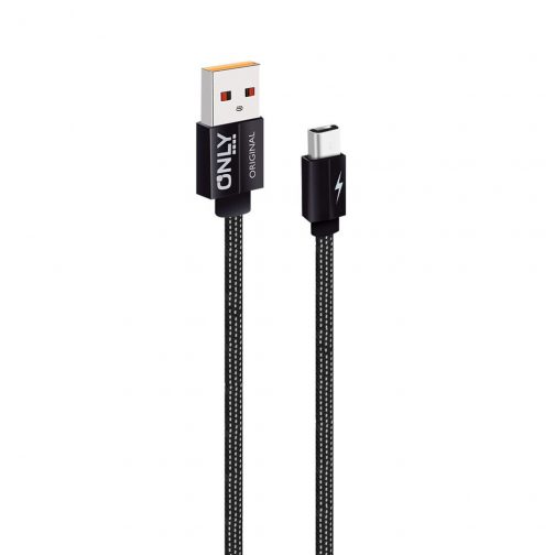 CABLE USB MOD 42 - V8 3,1 AMPER - NEGRO