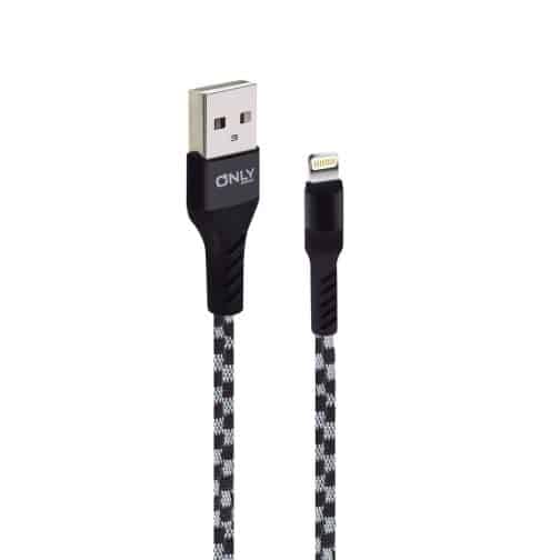 CABLE USB MOD 46 - LIGHTNING - NEGRO - Imagen 2