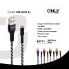 CABLE USB MOD 46 - LIGHTNING - NEGRO - Imagen 4