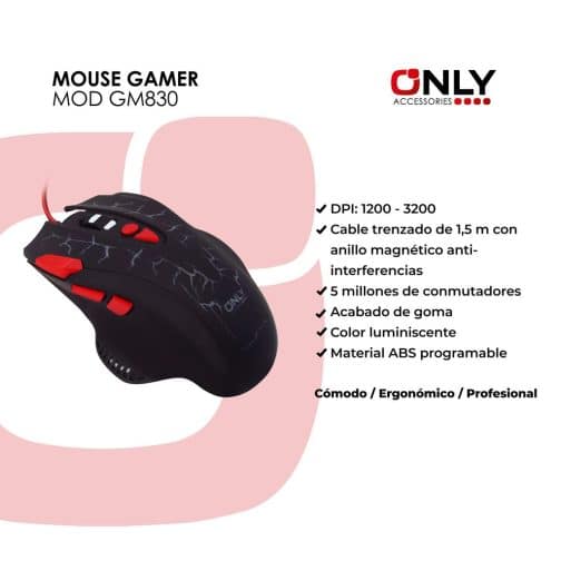 MOUSE GAMER MOD GM830 - Imagen 4