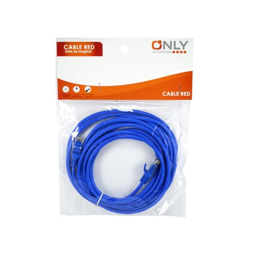 CABLE RED - CAT. 5E UTP ALUMINIO - 5MTS