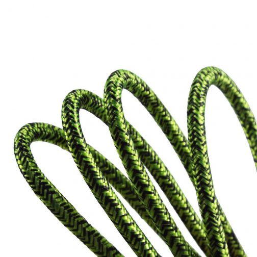 CABLE USB MOD 58 - TEXTIL ONLY - V8 - VERDE - Imagen 3