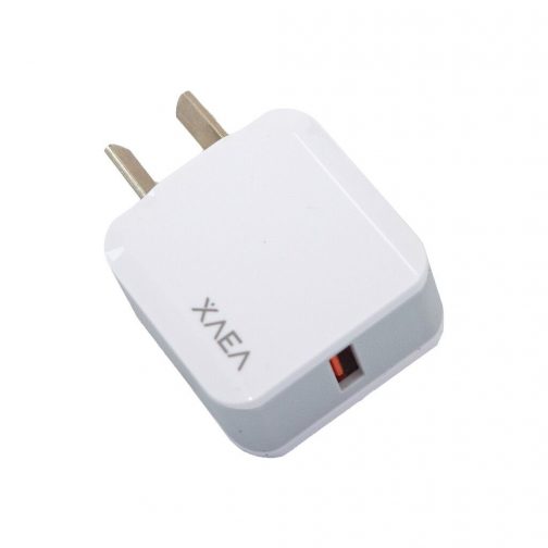 CARGADOR 220V XAEA MOD 10 - 9V - 27W - 1 USB + CABLE TIPO C - BLANCO - Imagen 2