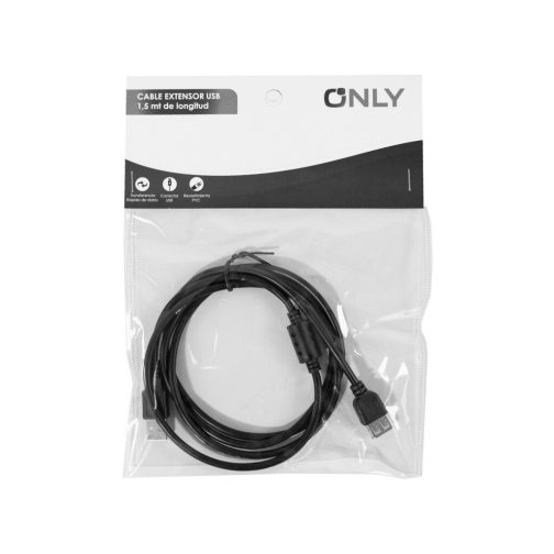 CABLE EXTENSOR USB 2.0 M/H - 1.5 MTS