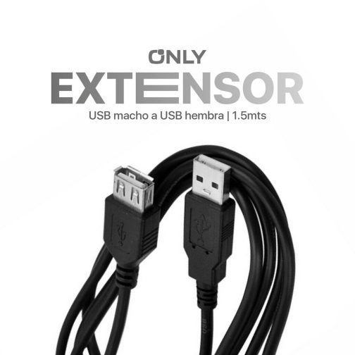 CABLE EXTENSOR USB 2.0 M/H - 1.5 MTS - Imagen 4