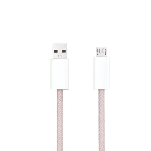 CABLE USB MOD 115 - MACARON - ONLY - V8 - ROSA - Imagen 2
