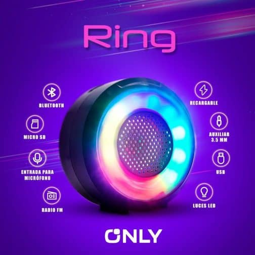 PARLANTE PEQUEÑO MOD 91 LM-S310 - ONLY - RING - Imagen 4