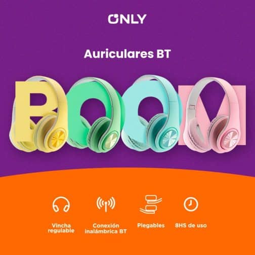 AURICULAR MOD83 BT BOOM - ONLY - ROSA - Imagen 4