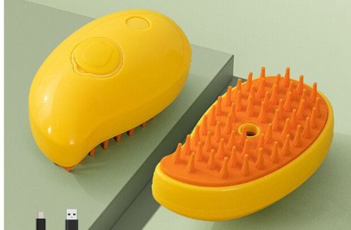 CEPILLO PARA MASCOTAS MODS-208 VAPOR - ST - AMARILLO - Imagen 2