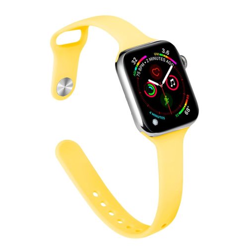 MALLA RELOJ MODS-752 SILICONA LISA 38 - ST - AMARILLO - Imagen 2