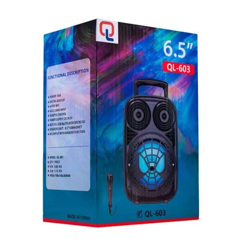 PARLANTE 6,5'' - MODS-QL603 - STOCK - NEGRO - Imagen 3