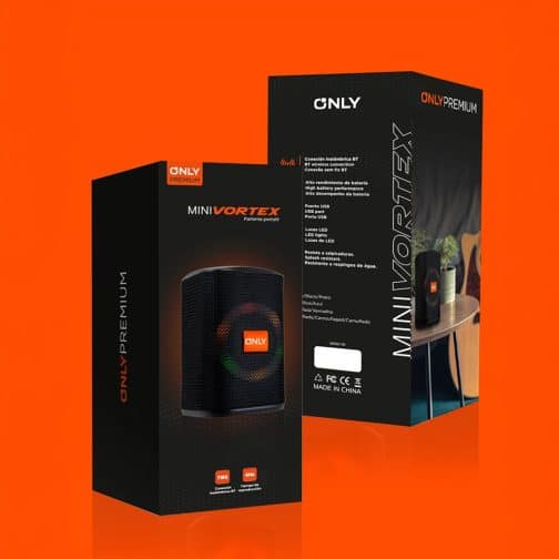 PARLANTE SMALL MODO-011 VORTEX MINI - ONLY - NEGRO - Imagen 3