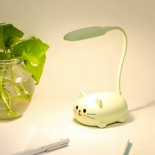 LAMPARA DE ESCRITORIO MODS-002 GATITO - ST - VERDE - Imagen 3