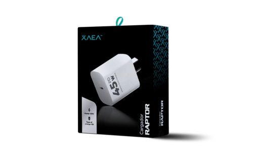 CARGADOR 220V MODX-507 RAPTOR - 5,1A - 45W - 1TC + PD - XAEA - BLANCO