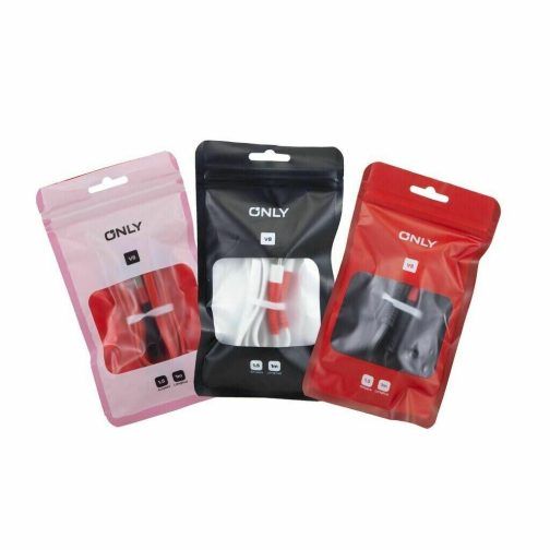 CABLE USB MOD 121 - ONLY - V8 - ROJO