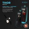 CABLE USB MODX-027 THOR LIGHTNING - XAEA - ROJO - Imagen 3