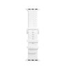MALLA RELOJ MODS-766 SILICONA TRENZADA 38 - ST - BLANCO