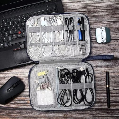 ORGANIZADOR DE CABLES GRANDE MODS-781 - ST - CELESTE - Imagen 5