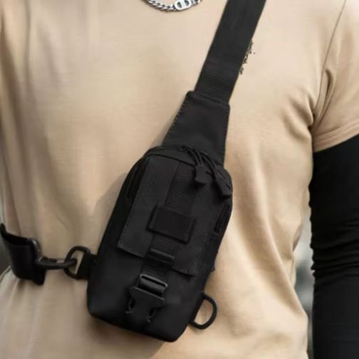 BOLSO MORRAL CUADRADO MODS-772 - ST - NEGRO - Imagen 4