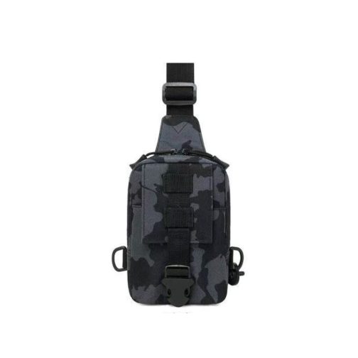 BOLSO MORRAL CUADRADO MODS-772 - ST - CAMUFLADO NEGRO