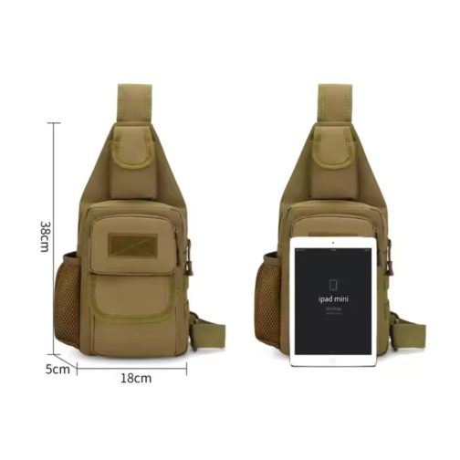 BOLSO MORRAL GRANDE MODS-773 - ST - CAMUFLADO NEGRO - Imagen 4