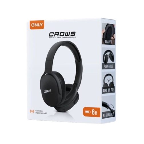AURICULAR BT MODO-706 CROWS - ONLY - NEGRO