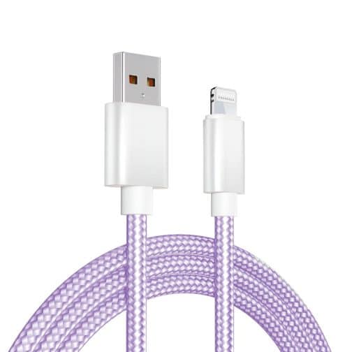 CABLE USB LIGHTNING MODX-092 - SOOK CANDY - XAEA - VIOLETA - Imagen 2