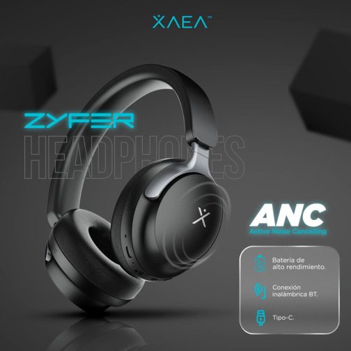 AURICULAR MODX-704 ZYFER - XAEA - NEGRO