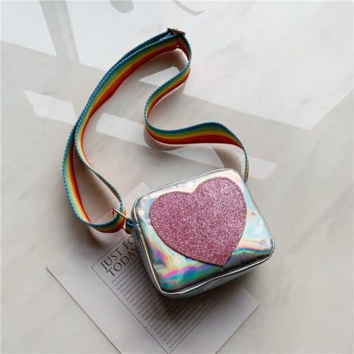 CARTERA CORAZON MODS-566 - ST - PLATEADO - Imagen 2