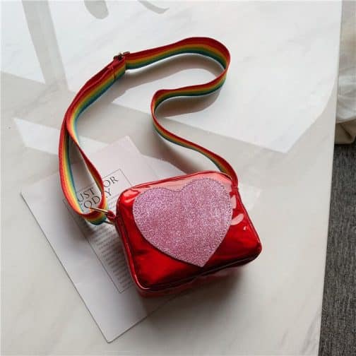 CARTERA CORAZON MODS-566 - ST - ROJO - Imagen 2