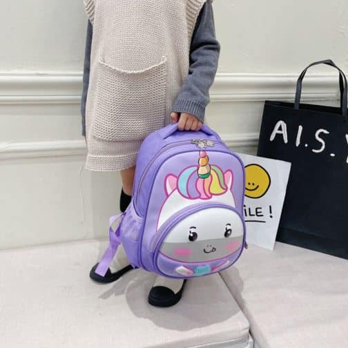 MOCHILA INFANTIL ANIMALITOS MODS-560 - ST - UNICORNIO - Imagen 3