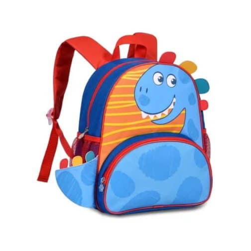 MOCHILA INFANTIL DINOSAURIO MODS-563 - ST - ROJO