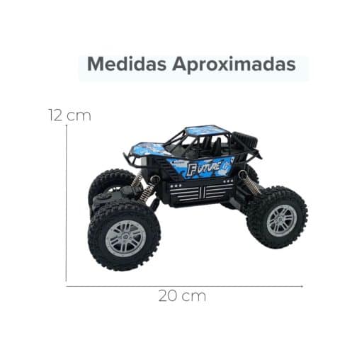 AUTO TODO TERRENO A CONTROL REMOTO MODZ-005 - ZUMO - AZUL - Imagen 3