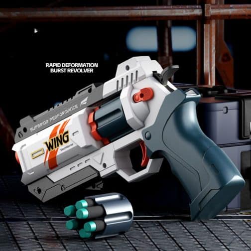 PISTOLA JUGUETE D2 MODZ-501 - ZUMO - GRIS - Imagen 4