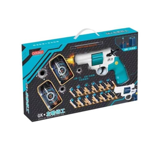 PISTOLA LANZA DARDOS JUGUETE D1 MODZ-500 - ZUMO - NEGRO