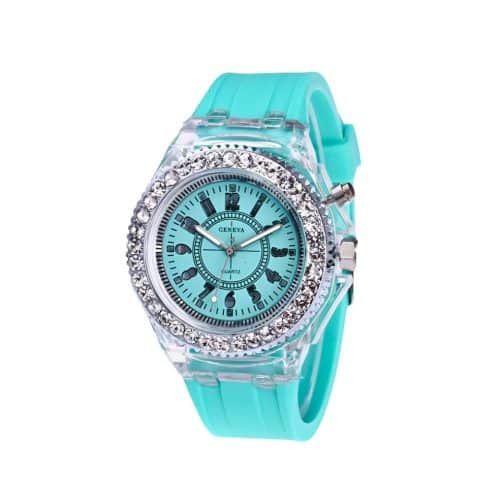RELOJ GENOVA Z166 LIGTH MODS-770 - ST - VERDE AGUA
