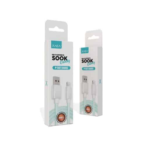 CABLE USB LIGHTNING MODX-092 - SOOK CANDY - XAEA - VERDE