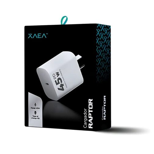 CARGADOR 220V MODX-507 RAPTOR - 5,1A - 45W - 1TC + PD - XAEA - BLANCO