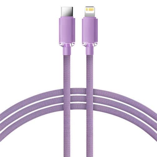 CABLE TIPO C - LIGHTNING MODX-098 - ATHENEA - XAEA - LILA - Imagen 2
