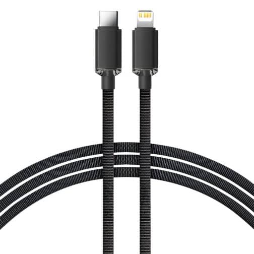 CABLE TIPO C - LIGHTNING MODX-098 - ATHENEA - XAEA - NEGRO - Imagen 2