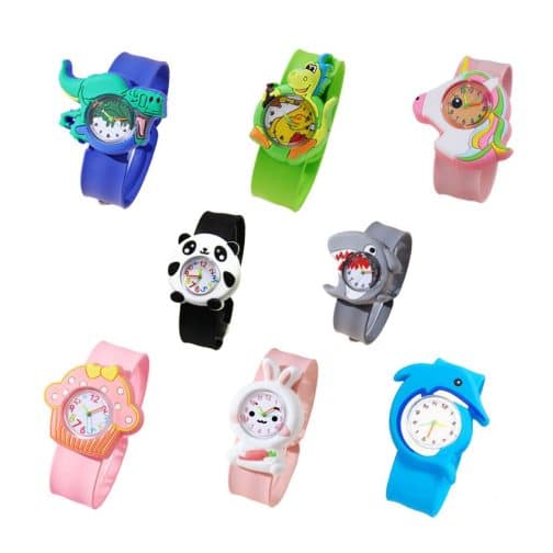 WATCH BAND KIDS ANIMALITOS - MODS-772 - ST - DINOSAURIO AZUL - Imagen 2