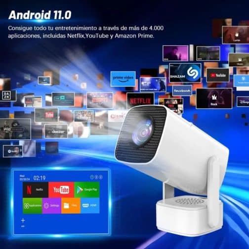 PROYECTOR PIXORA MODS-001 - XAEA - BLANCO - Imagen 6