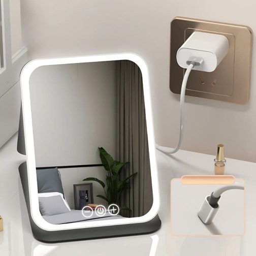 ESPEJO LED RECTANGULAR MODS-861 - NEGRO - Imagen 3