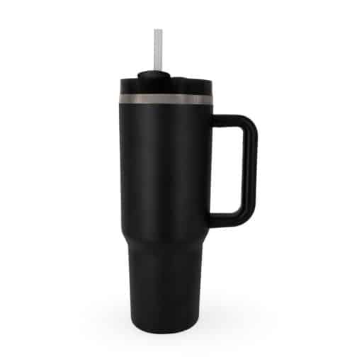 VASO TERMICO 40 OZ DE ESTILO NEGRO 1.3 L NEGRO