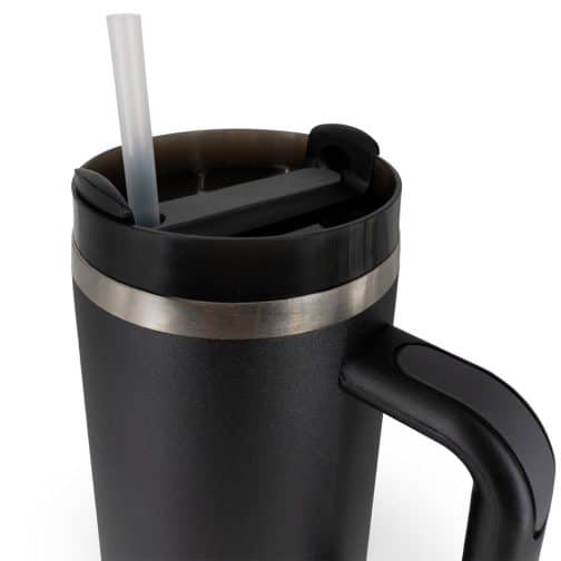 VASO TERMICO 40 OZ DE ESTILO NEGRO 1.3 L NEGRO - Imagen 2