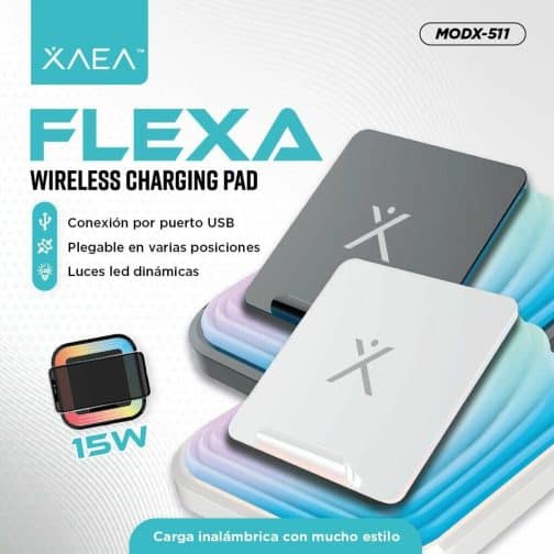 CARGADOR INALAMBRICO FLEXA MODX-511 - 2A - 1TC - XAEA - BLANCO - Imagen 4