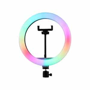 ARO LED 30CM C/LUZ RGB MODV-00C7 - VARIOS - NEGRO